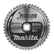 Lames carbure "EFFICUT" pour bois, pour scies radiales à batterie MAKITA