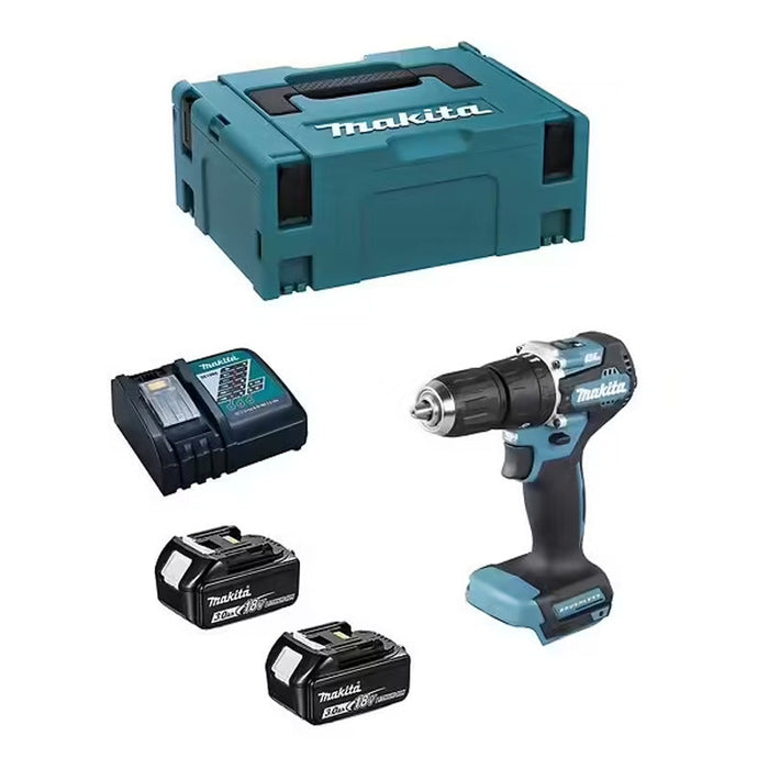 Perceuse visseuse Brushless 2x3Ah 18V LXT ® MAKITA DHP487RFJ en MAKPAC