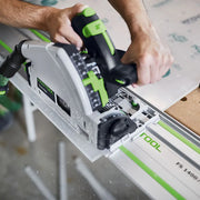 Festool - Scie plongeante TS 55 FEBQ-Plus-FS avec lame de scie circulaire Wood Fine WD42 et un rail de guidage FS 1400/2 - 577010