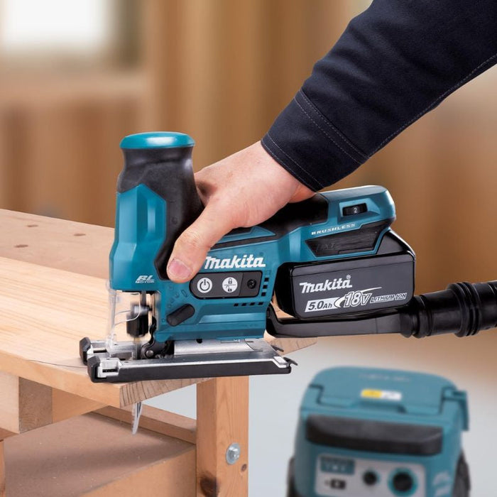 Scie sauteuse pendulaire sans fil MAKITA DJV185Z 18V BRUSHLESS Li-ion LXT (vendu sans batterie)